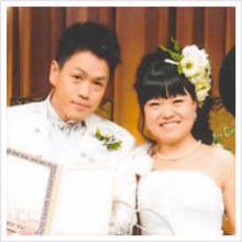 KKRブライダルネットで出会い、婚約・結婚されたHさんとSさん